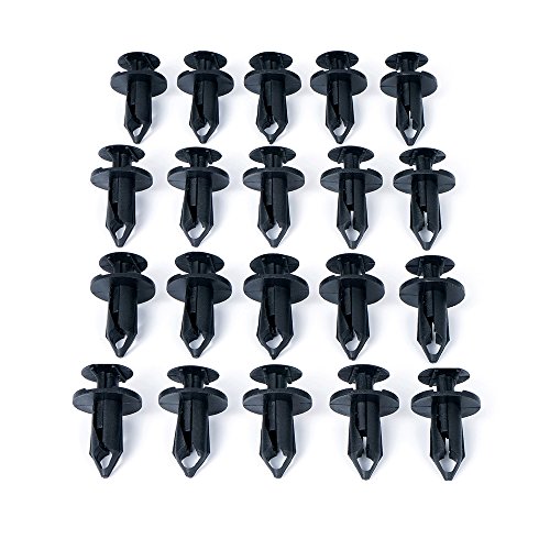 Product Cover Xprite 20pcs Grill Grille Fastener Rivet Push Pin Clips Retainer for 2007-2018 Jeep Wrangler