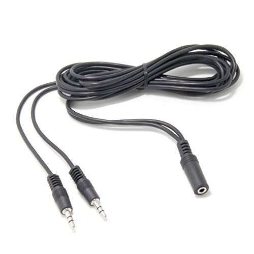 Product Cover Ancable 6ft 3.5mm Stereo Female to 2-Male Y-Splitter Audio Cable