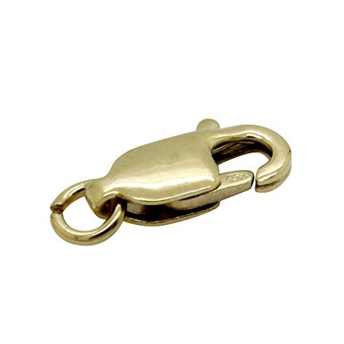 Product Cover Sunshine Lobster 14K Solid Gold Trigger Jewelry Lobster Clasp (10 x 4mm)