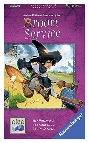 Product Cover Ravensburger Broom Service Card Game for Ages 8 & Up - Push-Your-Luck Card Game Based On The Popular Board Game