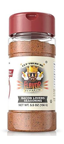 Product Cover Flavor God Seasonings, Gluten Free, Low Sodium, Paleo, Vegan,Bacon Lovers Seasoning, 5 oz