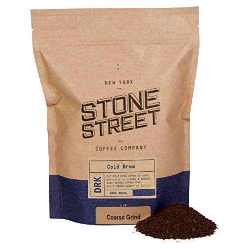 Product Cover Stone Street Coffee Cold Brew Reserve Colombian Single Origin Coarsely Ground Coffee - 1 lb. Bag - Dark Roast