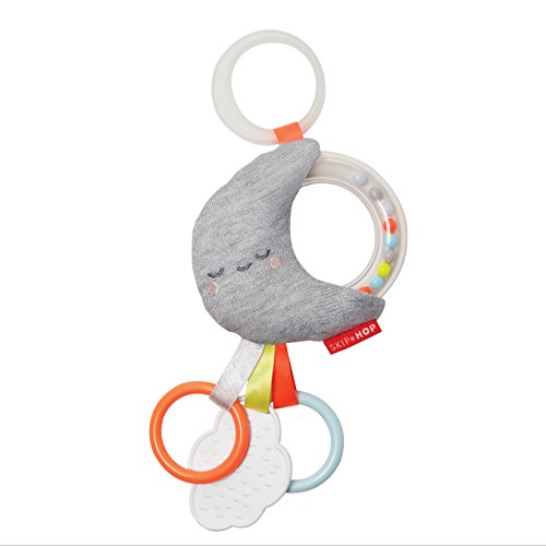 Product Cover Skip Hop Silver Lining Cloud Rattle Moon Stroller Toy, Multi