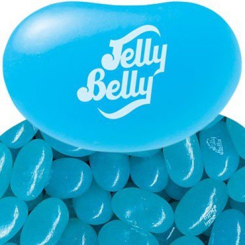 Product Cover FirstChoiceCandy Jelly Belly Berry Blue Fresh Light Blue Jelly Beans 1 Pound Resealable Bag