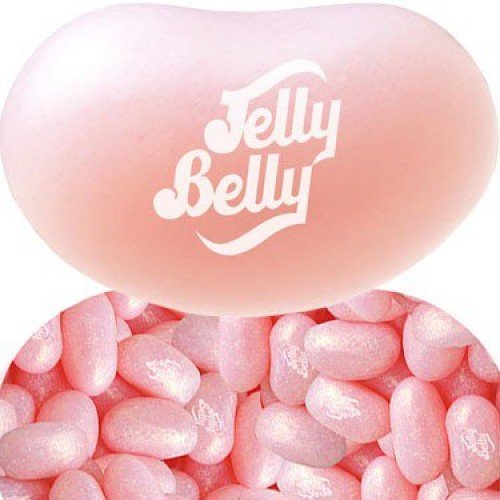 Product Cover FirstChoiceCandy Jelly Belly Bubble Gum Flavor Light Pink Fresh Jelly Beans 1 Pound Resealable Bag