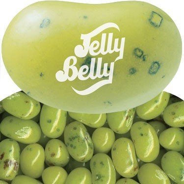 Product Cover FirstChoiceCandy Jelly Belly Juicy Pear Fresh Fruit Flavor Light Green Jelly Beans 1 Lb Resealable Bag