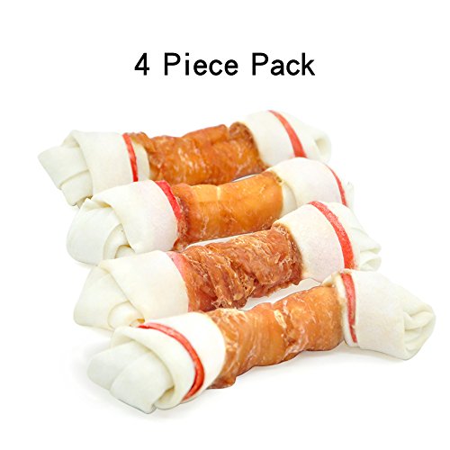 Product Cover Pet Cuisine Dog Treats Puppy Chews Training Snacks,Chicken Wrap Knotted Bones -6.5