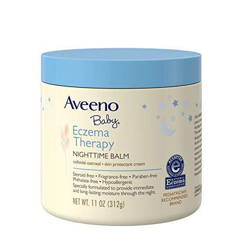 Product Cover Aveeno Baby Eczema Therapy Nighttime Balm with Natural Colloidal Oatmeal for Eczema Relief, 11 oz.