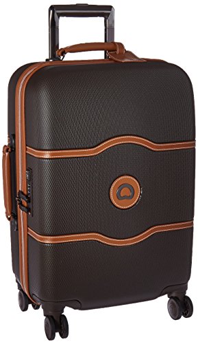 Product Cover DELSEY Paris Chatelet Hard+ Hardside Carry-on Spinner Suitcase, Chocolate Brown, 21-Inch