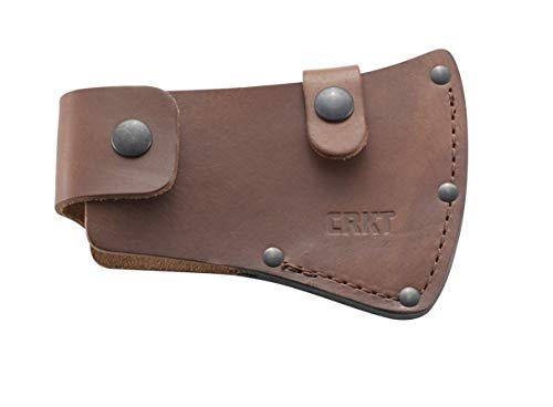 Product Cover CRKT Birler Axe Sheath: Full Grained Leather, Multiple Snaps, Belt Loops for Secure Carry of Axe, for Use with CRKT 2745 D2745