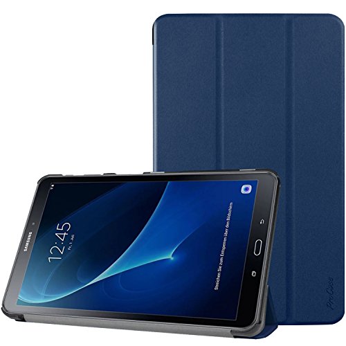 Product Cover ProCase Galaxy Tab A 10.1 Case SM-T580 T585 T587 2016 Released, Slim Smart Cover Stand Folio Case for Galaxy Tab A 10.1 Inch Tablet -Navy
