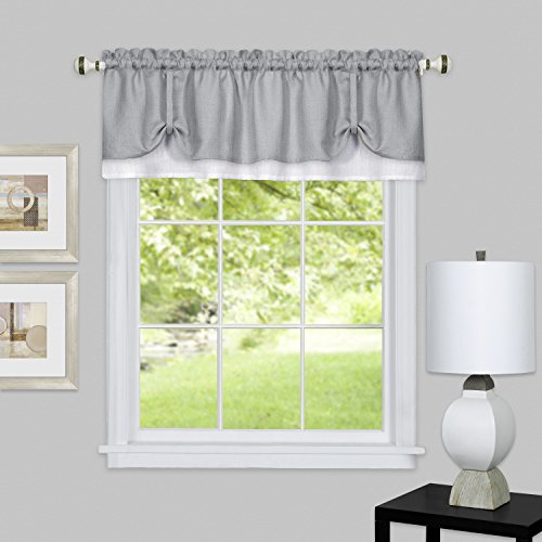 Product Cover Achim Home Furnishings DRVL14GW12 Darcy Window Curtain Valance, 58