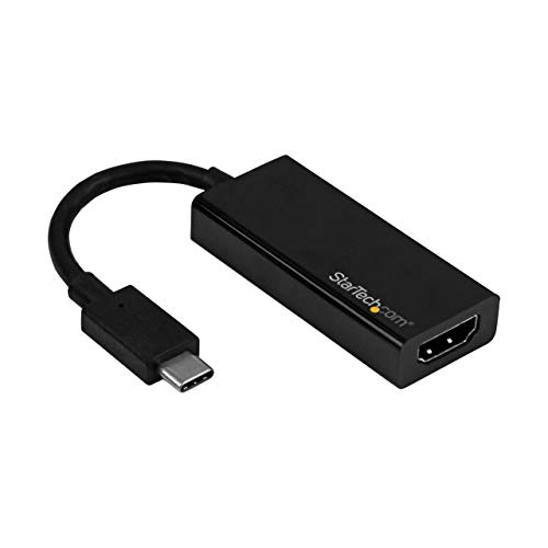 Product Cover StarTech.com USB C to HDMI Adapter - 4K 60Hz - Thunderbolt 3 Compatible - USB-C Adapter - USB Type C to HDMI Dongle Converter (CDP2HD4K60)