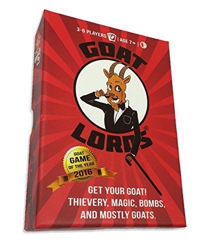 Product Cover Goat Lords Game for Family, Adults, and Kids. Hilarious, Addictive, and Competitive Fun for Game Nights!