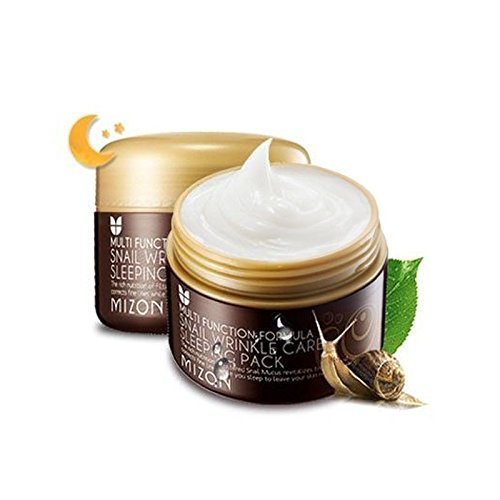 Product Cover [MIZON] Snail Wrinkle Care Sleeping Pack 80ml / Night Treatment pack