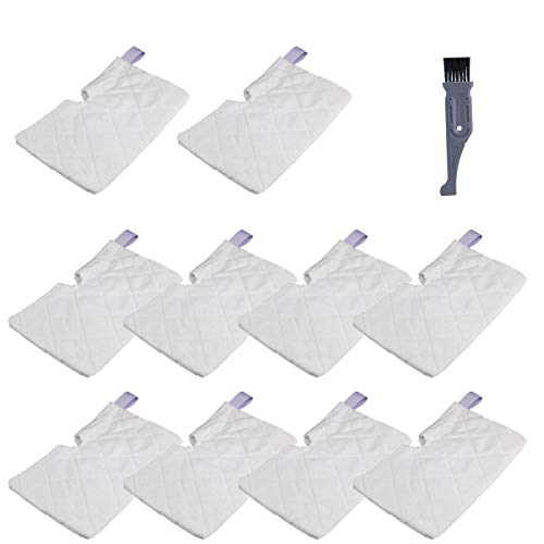 Product Cover I clean Replacement Steam Mops for Shark S3501 S3601 S3550 S3901 S3801, 10 Packs Washable Microfiber Cleaning Pocket Pads