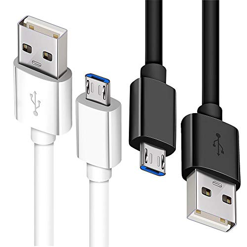 Product Cover Micro USB Cable,2Pack Extra Long Android Charger Cable 10Ft 6Ft,Durable Fast Phone Charger Cord Android USB Charging Cable for Samsung Galaxy S7 S6 S7 Edge S5,Note 5 4,LG G4,HTC,PS4,Camera,MP3