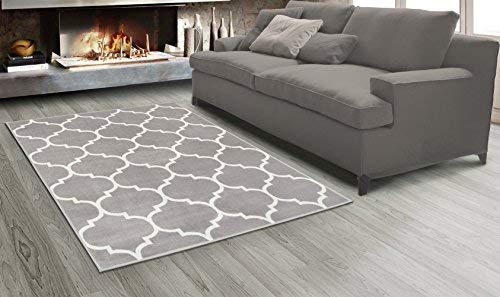 Product Cover Sweet Home Stores King Collection Moroccan Trellis Design Area Rug, 5'3