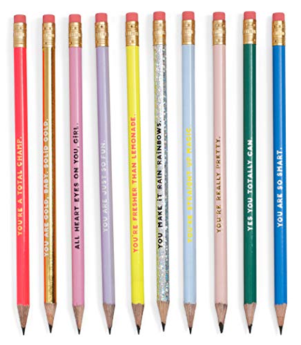 Product Cover ban.do Women's Write On Graphite Pencil Set of 10, Compliments
