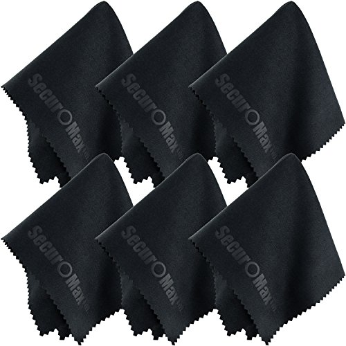 Product Cover Microfiber Cleaning Cloths (6 Pack) for Eyeglasses, Camera Lens, Smartphones and Tablets