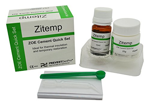 Product Cover Dental Quick Set Zinc Oxide - Eugonel Cement ZITEMP Powder & Liquid Kit