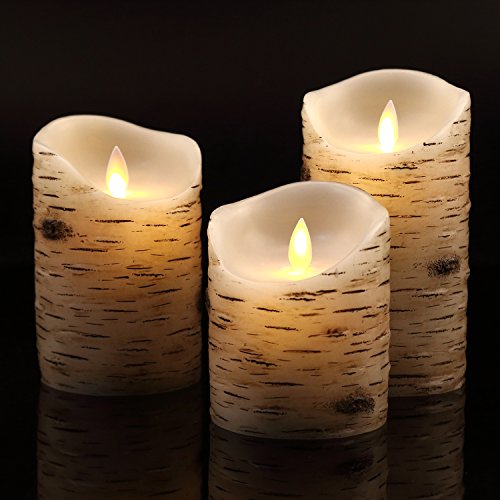 Product Cover Flameless Candles with brich Effect 4
