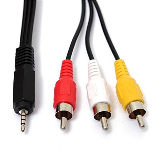 Product Cover Toptekits 5ft/1.5m 2.5mm Jack Male Plug To 3 RCA Male Phono Audio Video AV Out Cable