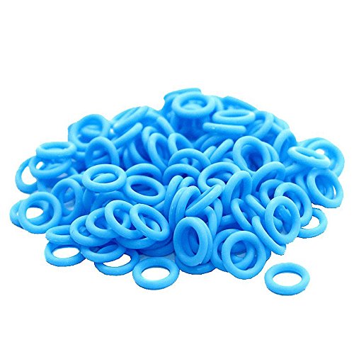 Product Cover ThreeBulls 120Pcs Rubber O-Ring Switch Dampeners Keycap Sky Blue for Cherry MX Key Switch Keyboards Dampers