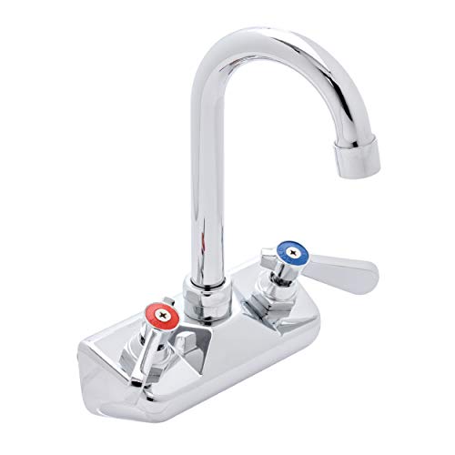 Product Cover DuraSteel Commercial Duty Wall Mount Hand Sink Faucet - 4