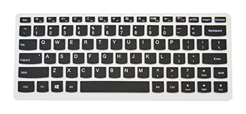 Product Cover PcProfessional Black Ultra Thin Silicone Gel Keyboard Cover for Lenovo Yoga 720 13 710 14 14