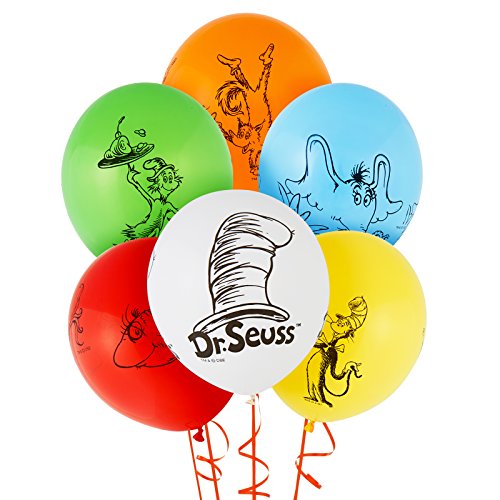Product Cover BirthdayExpress Dr Seuss Cat in The Hat Party Supplies - Themed Latex Balloon