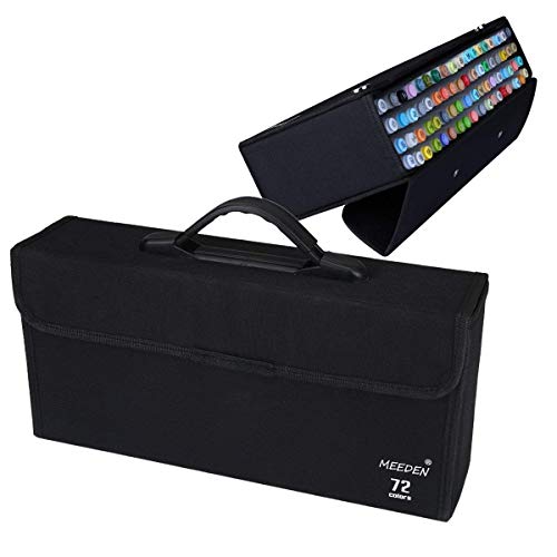 Product Cover MEEDEN 72 Slots Markers Carrying Case Empty Holder for Copic Prismacolor Touch Spectrum Noir Paint Markers