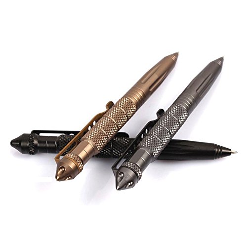 Product Cover Eachbid Aircraft Aluminum Tactical Pen Self Defense Pen - Black