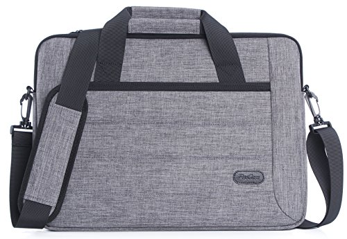 Product Cover Procase 13-13.5 Inch Laptop Sleeve Tote Bag with Shoulder Strap and Handle for Laptop Ultrabook MacBook Pro Air Chromebook Notebook Computer Acer Asus Dell HP Lenovo Galaxy Sony Toshiba -Grey