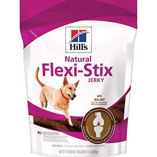 Product Cover Hill's Dog Treats Beef Jerky Flexi-Stix for joint health, Healthy Dog Snacks, 7.1 oz Bag