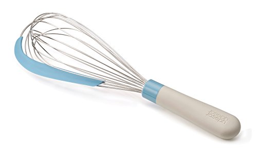 Product Cover Joseph Joseph 20094 Whiskle 2-In-1 Whisk with Integrated Bowl Scraper Whisk and Scrape, Blue
