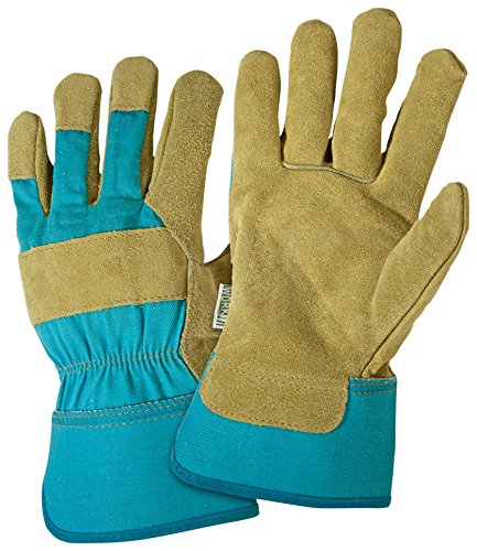 Product Cover DIRTY WORK DW23000 Split Cowhide Leather Landscaping Work Gloves: Women's Medium/Large, 1 Pair