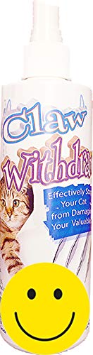 Product Cover Pet MasterMind Claw Withdraw Stop Cat Scratching Training Spray - Natural Solution to Tape, Caps, Tinfoil,- 8oz