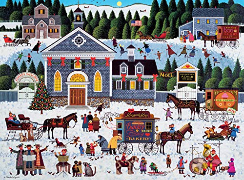 Product Cover Buffalo Games - Charles Wysocki - Churchyard Christmas - 1000 Piece Jigsaw Puzzle