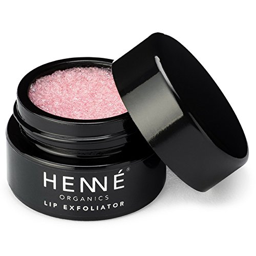 Product Cover Henné Organics Lip Exfoliator - Natural and Organic Sugar Scrub - Rose Diamonds