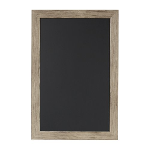 Product Cover DesignOvation Beatrice Framed Magnetic Chalkboard, 18x27, Rustic Brown