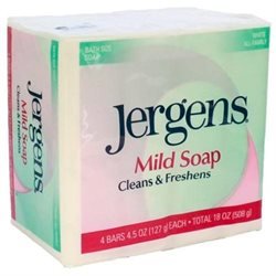 Product Cover Jergens Mild Soap Cleans & Freshens 4 bars, 4.5 oz (Packs of 7)