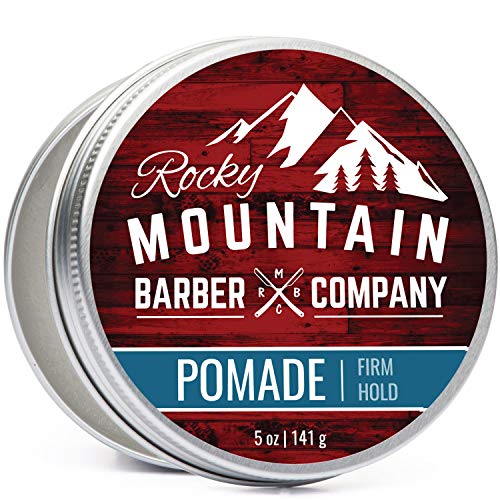 Product Cover Pomade for Men - 5 oz Tub- Classic Styling Product with Strong Firm Hold for Side Part, Pompadour & Slick Back Looks - High Shine & Easy to Wash Out - Water Based