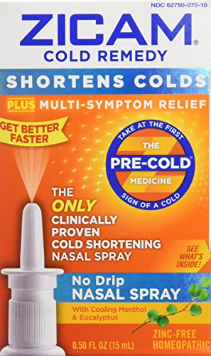 Product Cover Zicam Cold Remedy No Drip Nasal Spray, 0.5 oz., Pack of 2