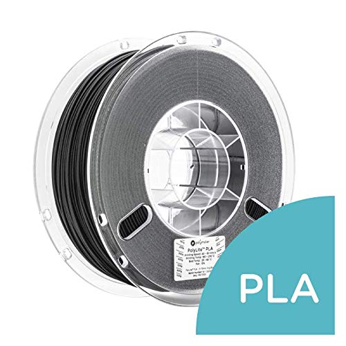 Product Cover LulzBot PolyLite PLA Polymaker Filament, 2.85 mm, 1 kg Reel, True Black
