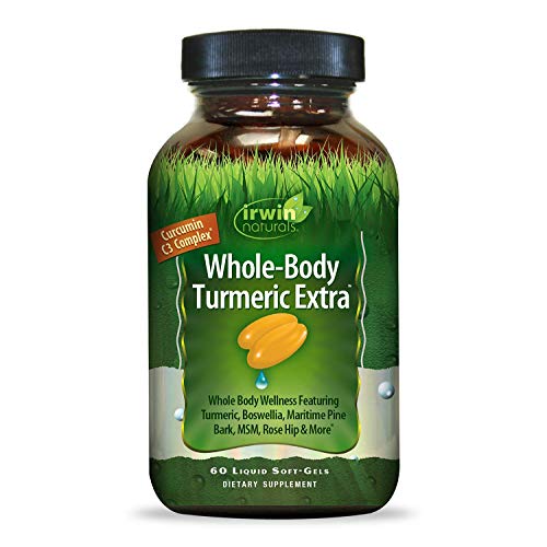 Product Cover Irwin Naturals Whole-Body Turmeric Extra - BioPerine Complex Enhanced Absorption - 60 Liquid Softgels