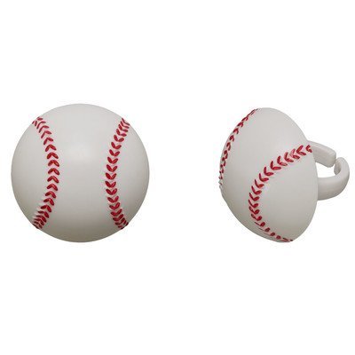 Product Cover 3D Baseball Cupcake Rings - 24 pc