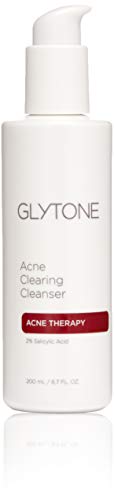 Product Cover Glytone Acne Clearing Cleanser with 2% Salicylic Acid for Blemish Prone Skin, Fragrance Free, Oil Free, 6.7 Fl Oz