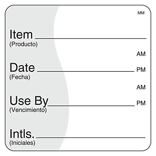 Product Cover DayMark Removable Item/Date/Use-by Shelf-Life Label, 2