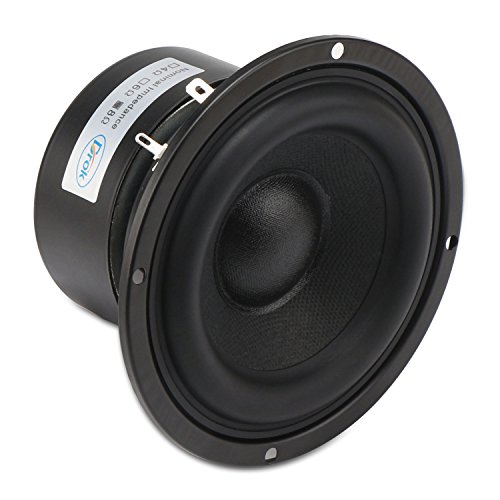 Product Cover DROK 4 Inches 8 Ohm Full-Range Stereo Audio Speakers, 40W Portable HiFi Speakers DIY Loudspeaker Woofer for Desktop Computer Car Auto Motor Motorcycle